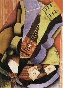 Juan Gris Three Playing card Sweden oil painting artist